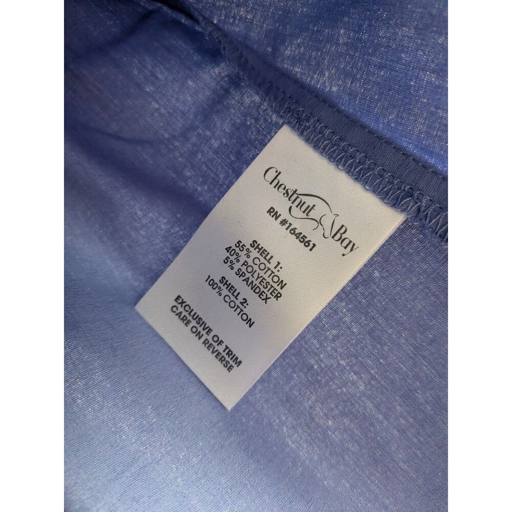 Chestnut Bay Women's L Annie-O Western Show Lavender Shirt Zip Button Horse - Picture 9 of 16